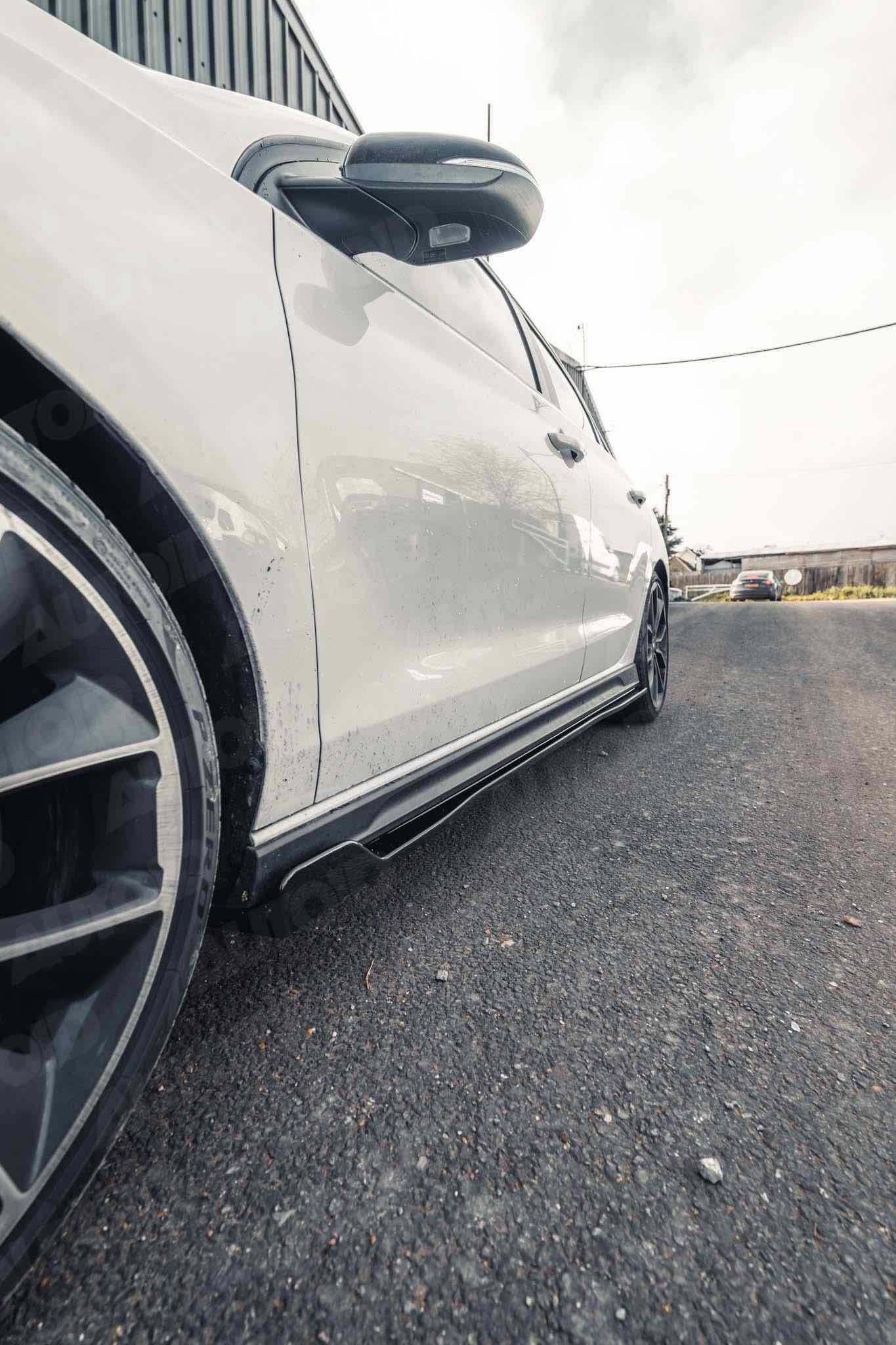 Hyundai i30 N EVO-1 Gloss Black Side Skirts by ZAERO (2018+) - Image 5