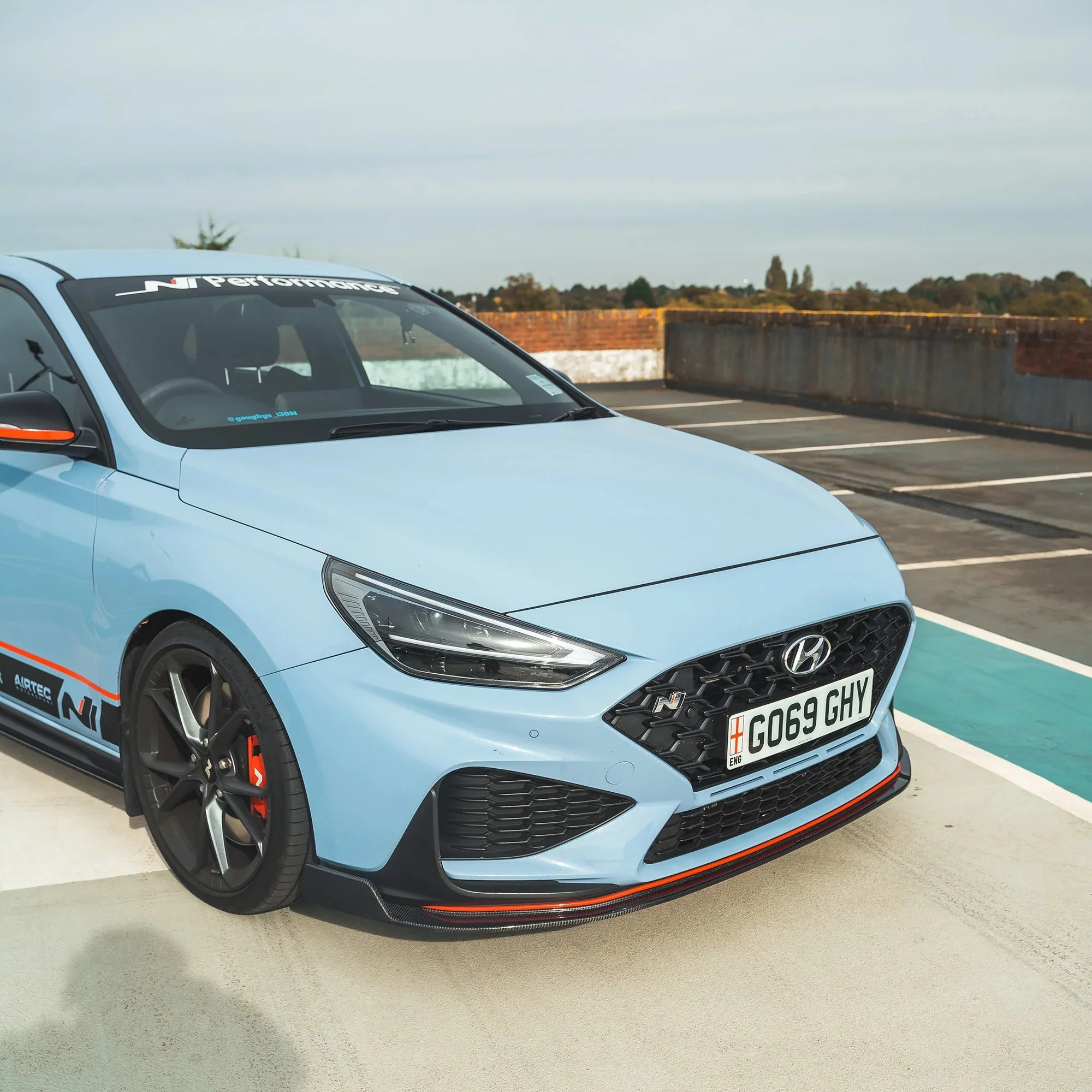 Hyundai i30 N Facelift EVO-1 Carbon Fibre Front Splitter (2020+) - Image 3