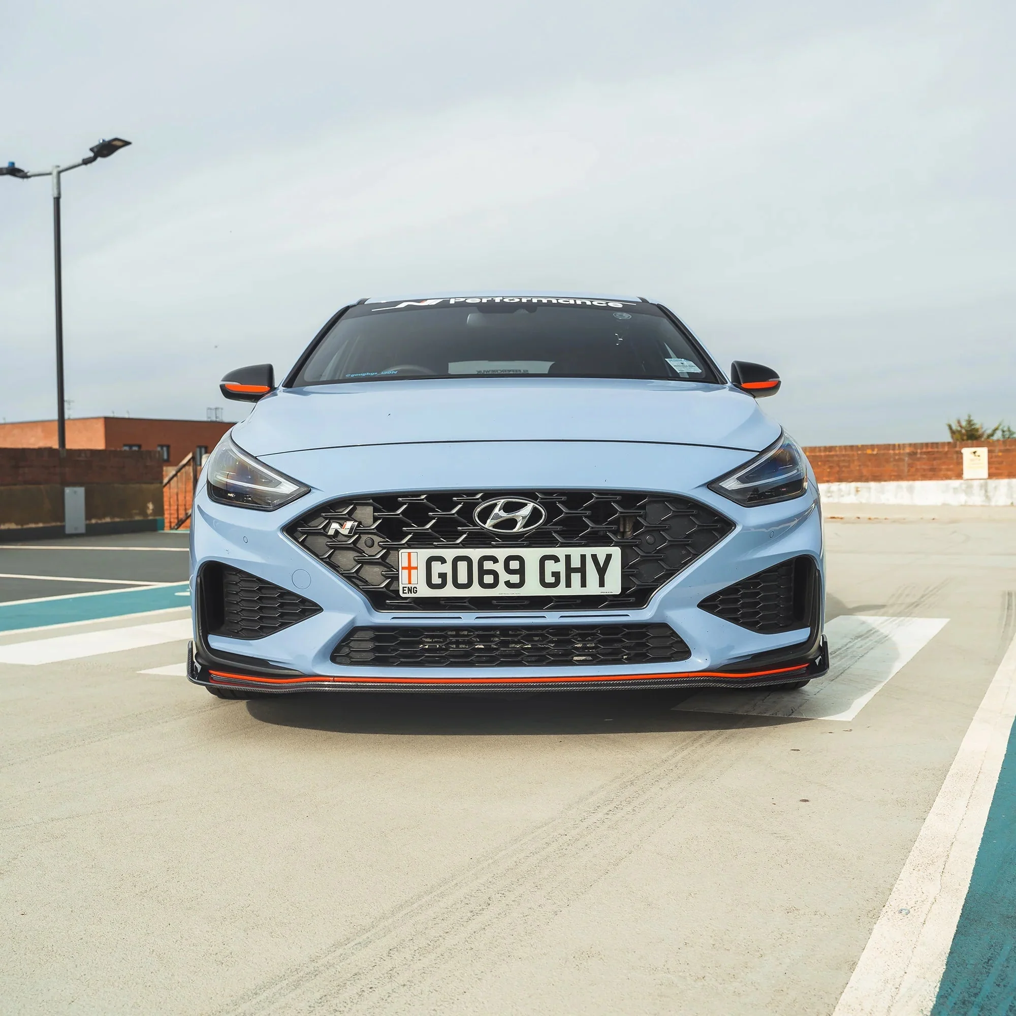 Hyundai i30 N Facelift EVO-1 Carbon Fibre Front Splitter (2020+) - Image 4