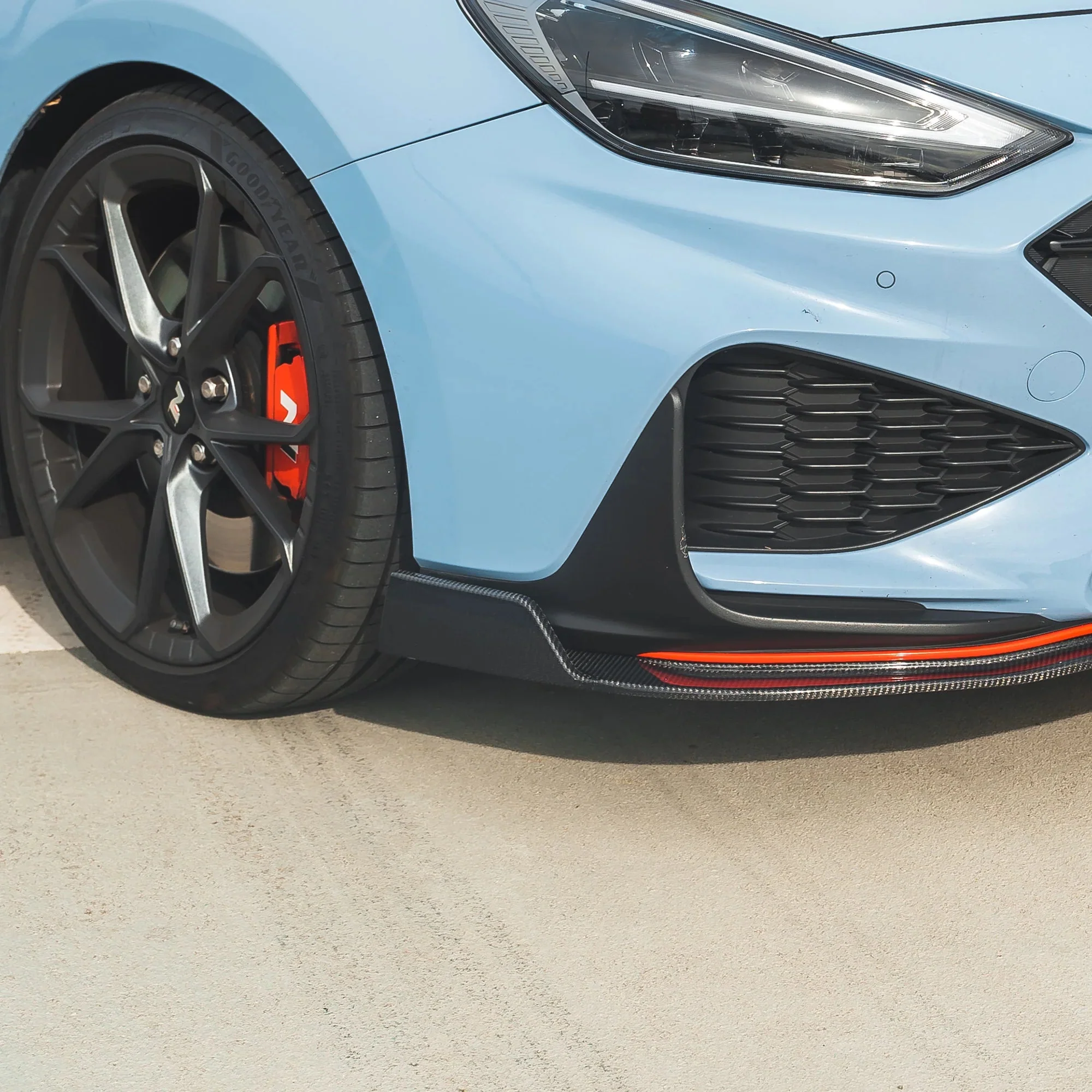 Hyundai i30 N Facelift EVO-1 Carbon Fibre Front Splitter (2020+) - Image 5