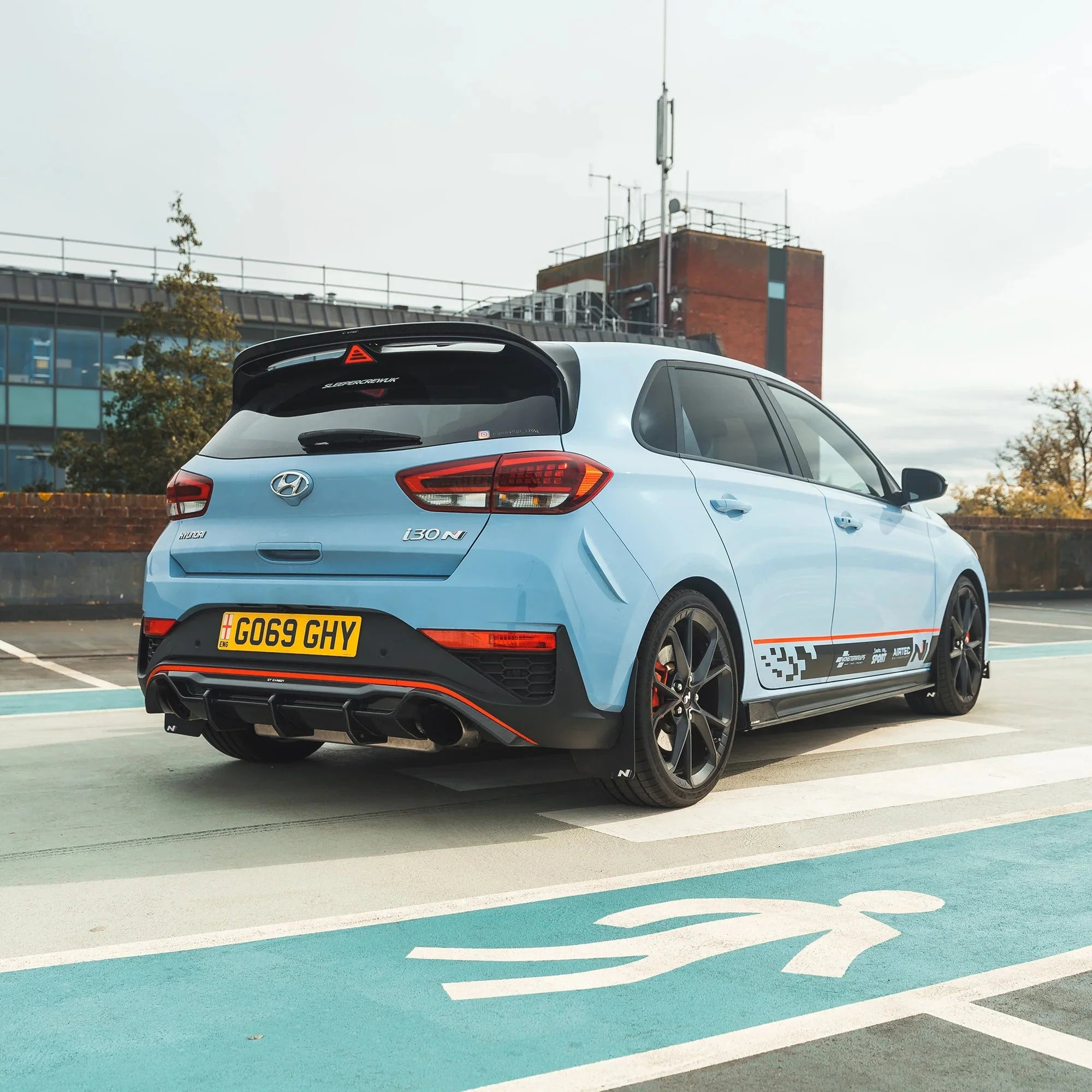 Hyundai i30 N Facelift EVO-1 Carbon Fibre Rear Diffuser (2020+) - Image 3