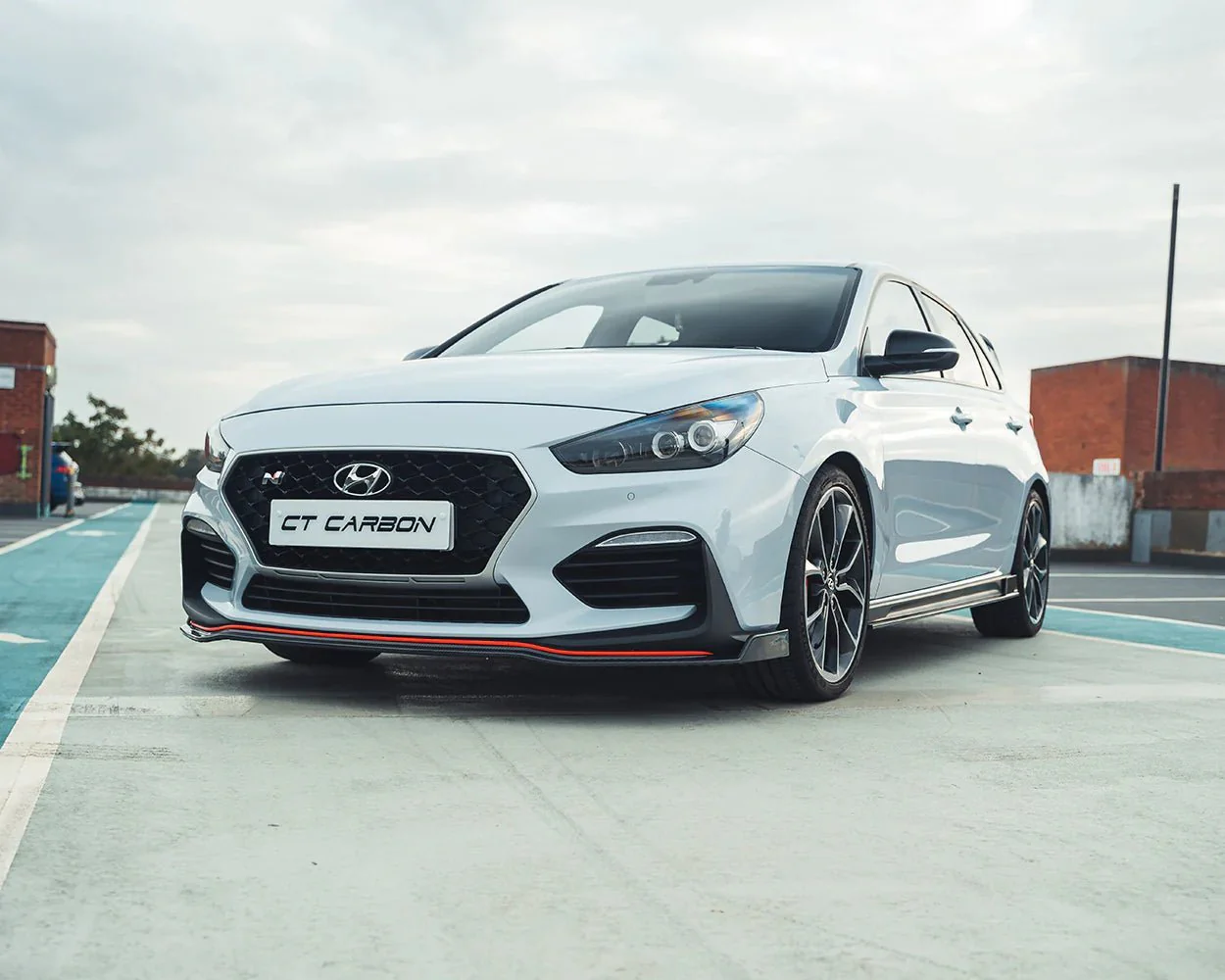 Hyundai i30 N Pre-Facelift EVO-1 Carbon Fibre Front Splitter (2018-2020) - Image 2