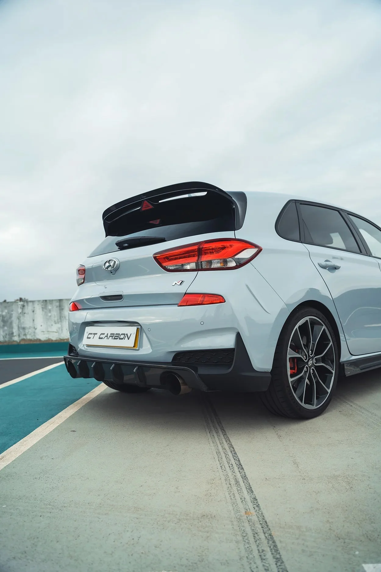 Hyundai i30 N Pre-Facelift EVO-1 Carbon Fibre Rear Diffuser (2018-2020) - Image 4