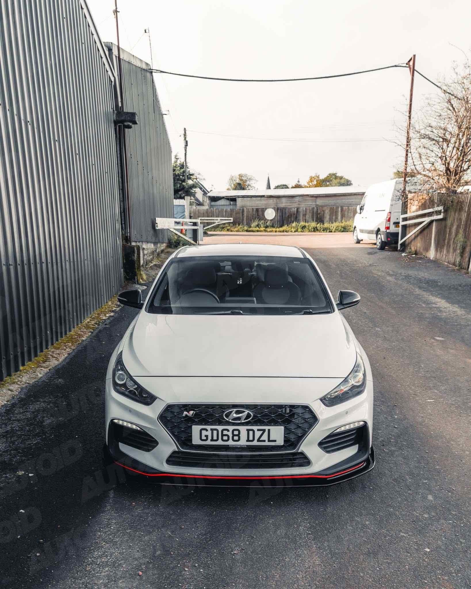 Hyundai i30 N Pre-Facelift EVO-1 Gloss Black Front Splitter by ZAERO (2018-2020) - Image 13