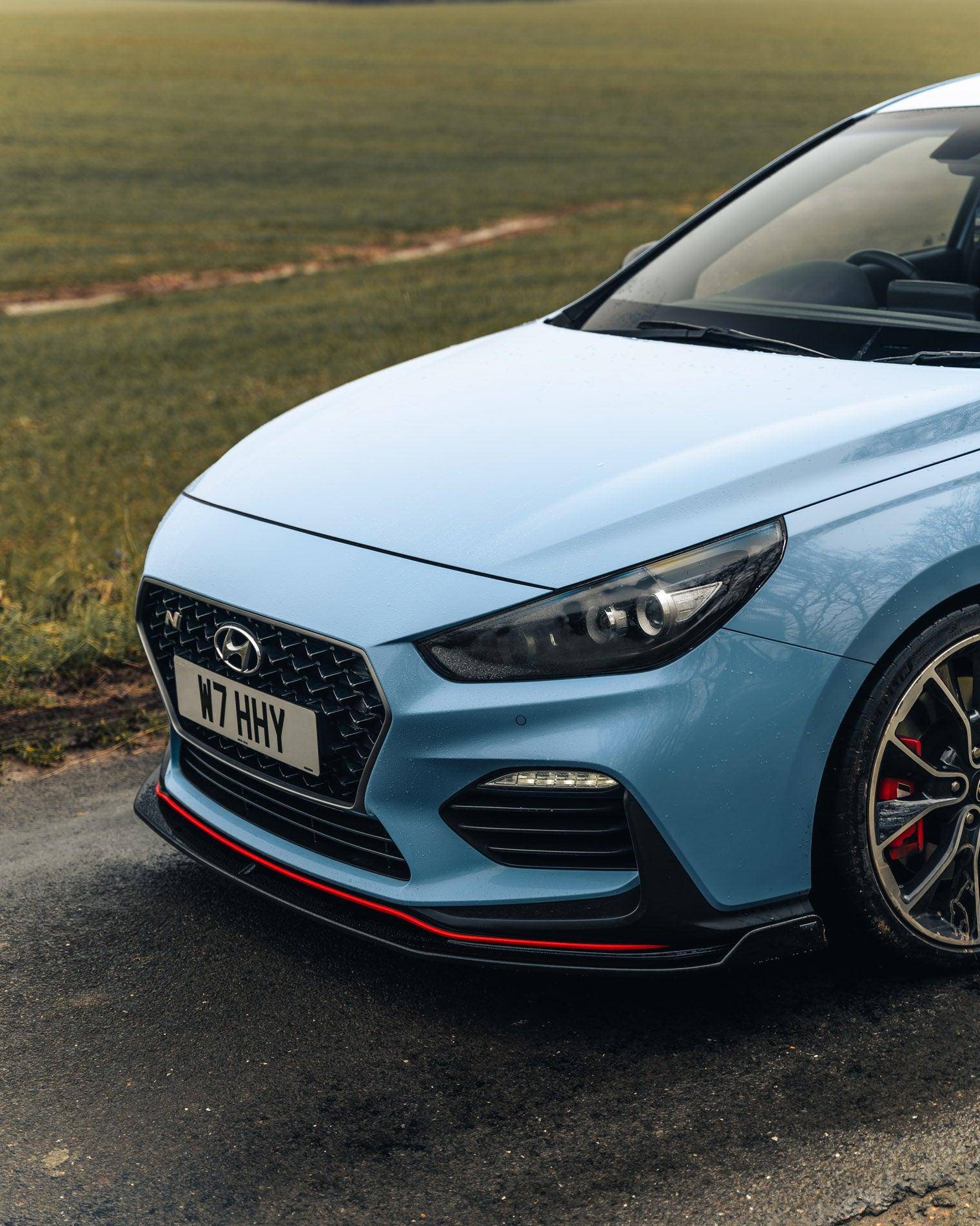 Hyundai i30 N Pre-Facelift EVO-1 Gloss Black Front Splitter by ZAERO (2018-2020) - Image 2