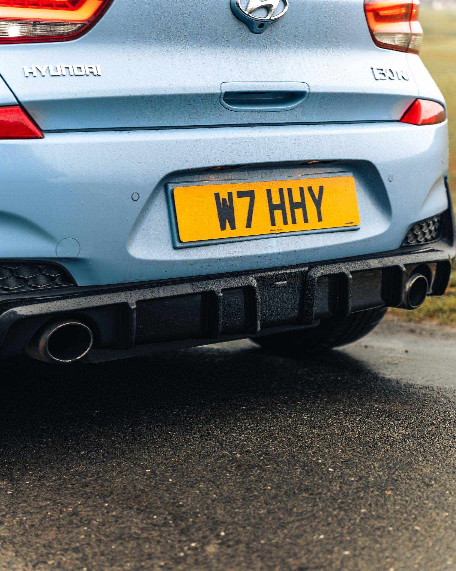 Hyundai i30 N Pre-Facelift EVO-1 Gloss Black Rear Diffuser by ZAERO (2018-2020) - Image 3