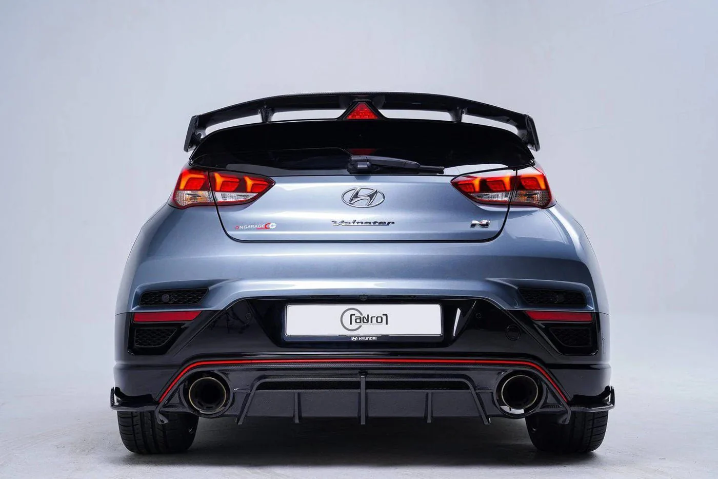 Hyundai Veloster N Carbon Fibre Rear Diffuser by Adro (2019+) - Image 3