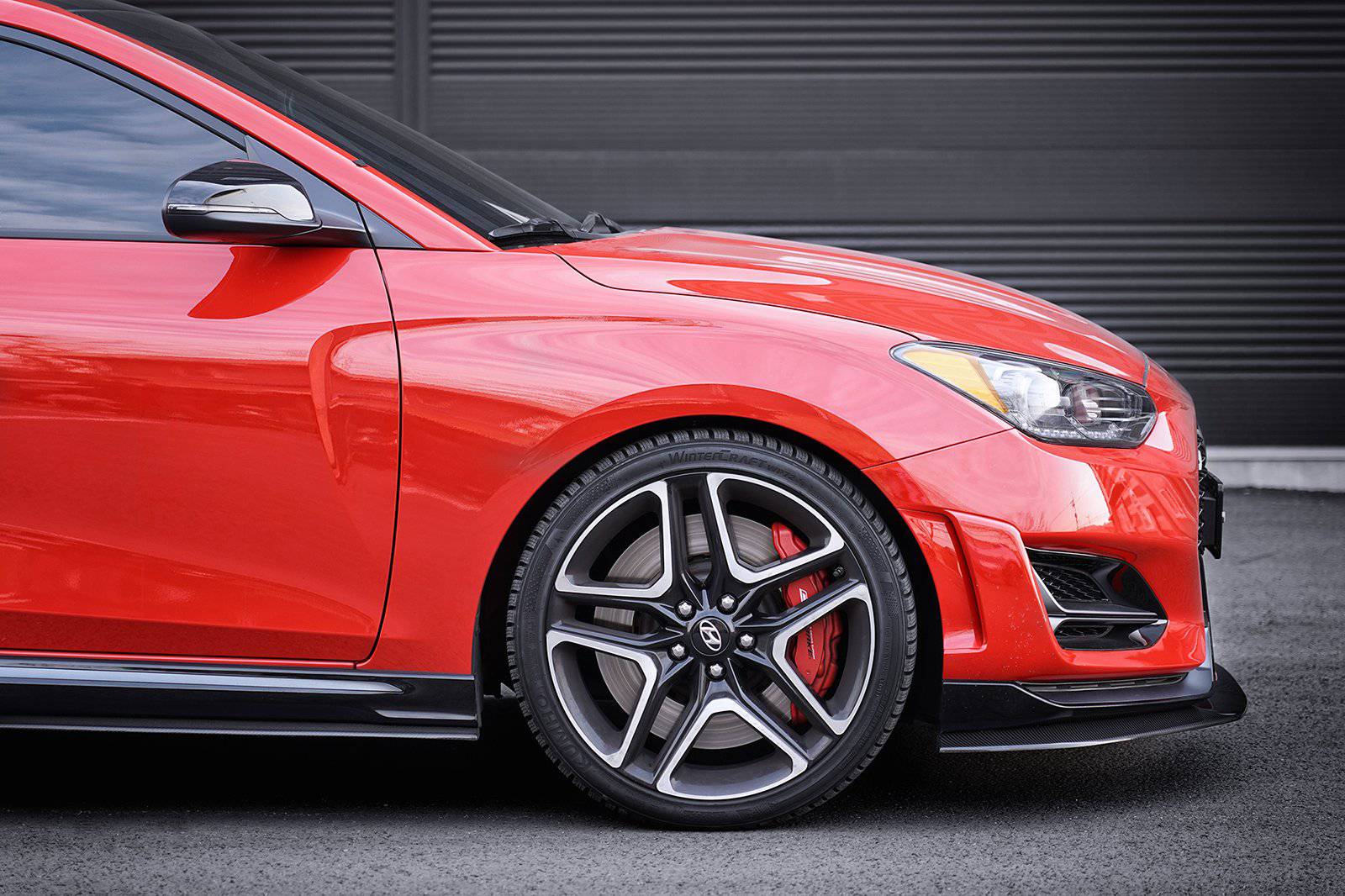 Hyundai Veloster N & Turbo Carbon Fibre Front Splitter V1 by Adro (2018+) - Image 3