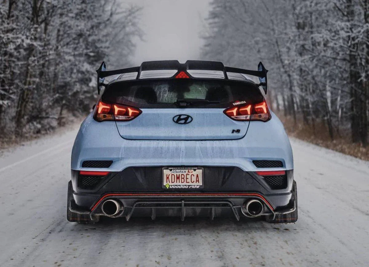 Hyundai Veloster N & Turbo Carbon Fibre Side Skirts V1 by Adro (2018+) - Image 7