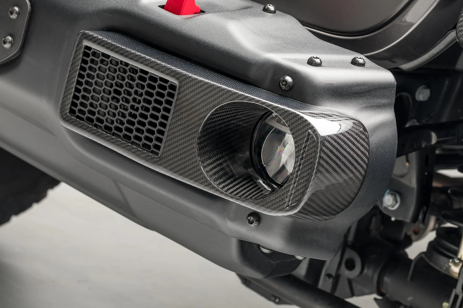 Jeep JL-JX Edition Aero Carbon Fiber Fog Light Covers by Vosteiner