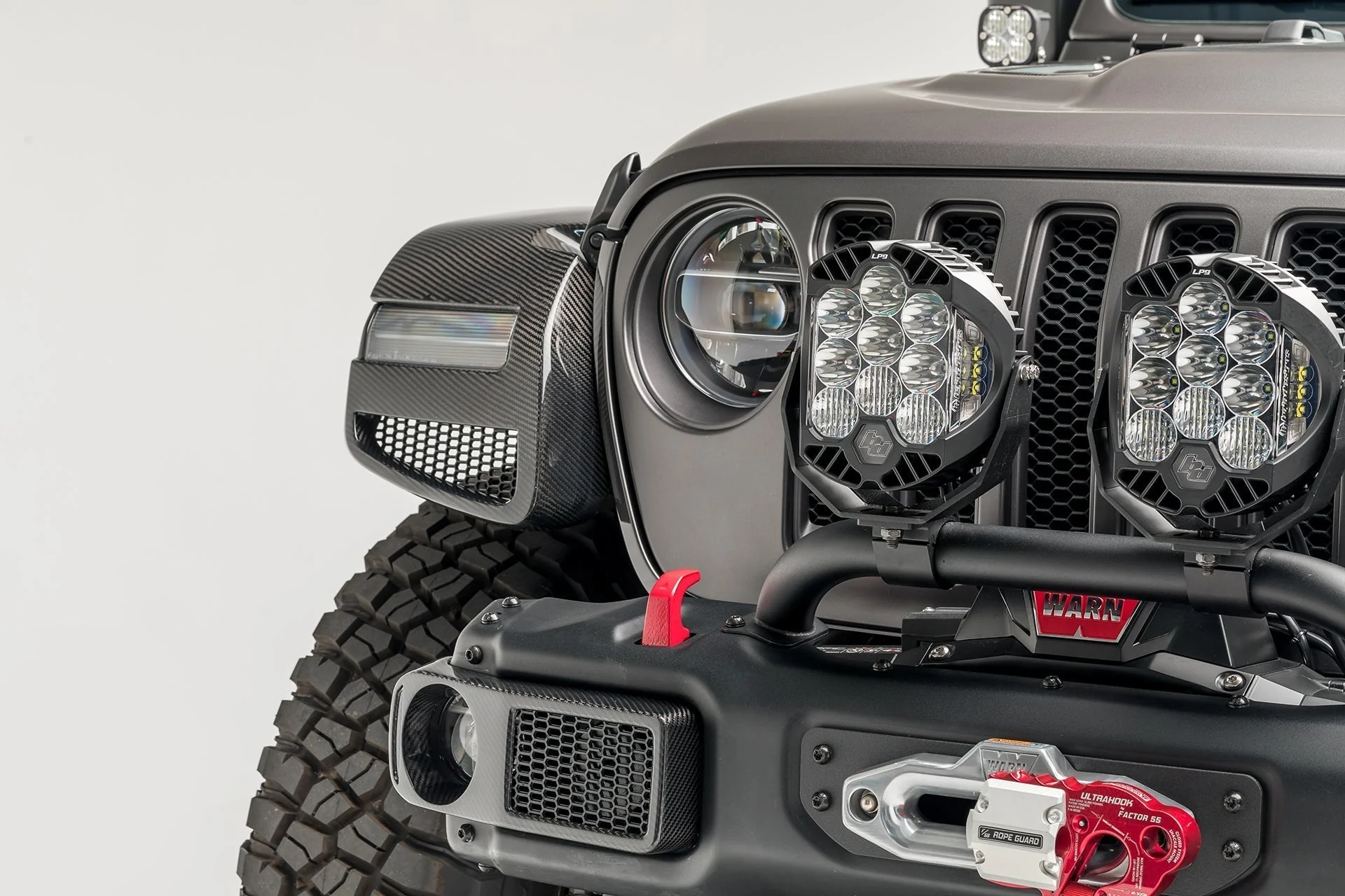 Jeep JL-JX Edition Aero Carbon Fiber Fog Light Covers by Vosteiner - Image 4