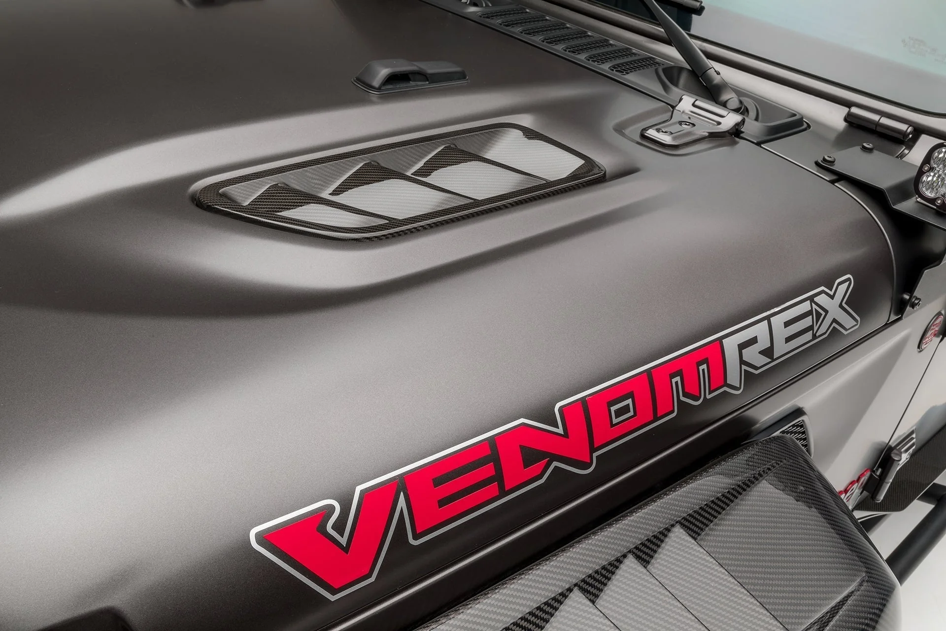 Jeep JL-JX Edition Aero Carbon Fiber Hood Vents by Vosteiner