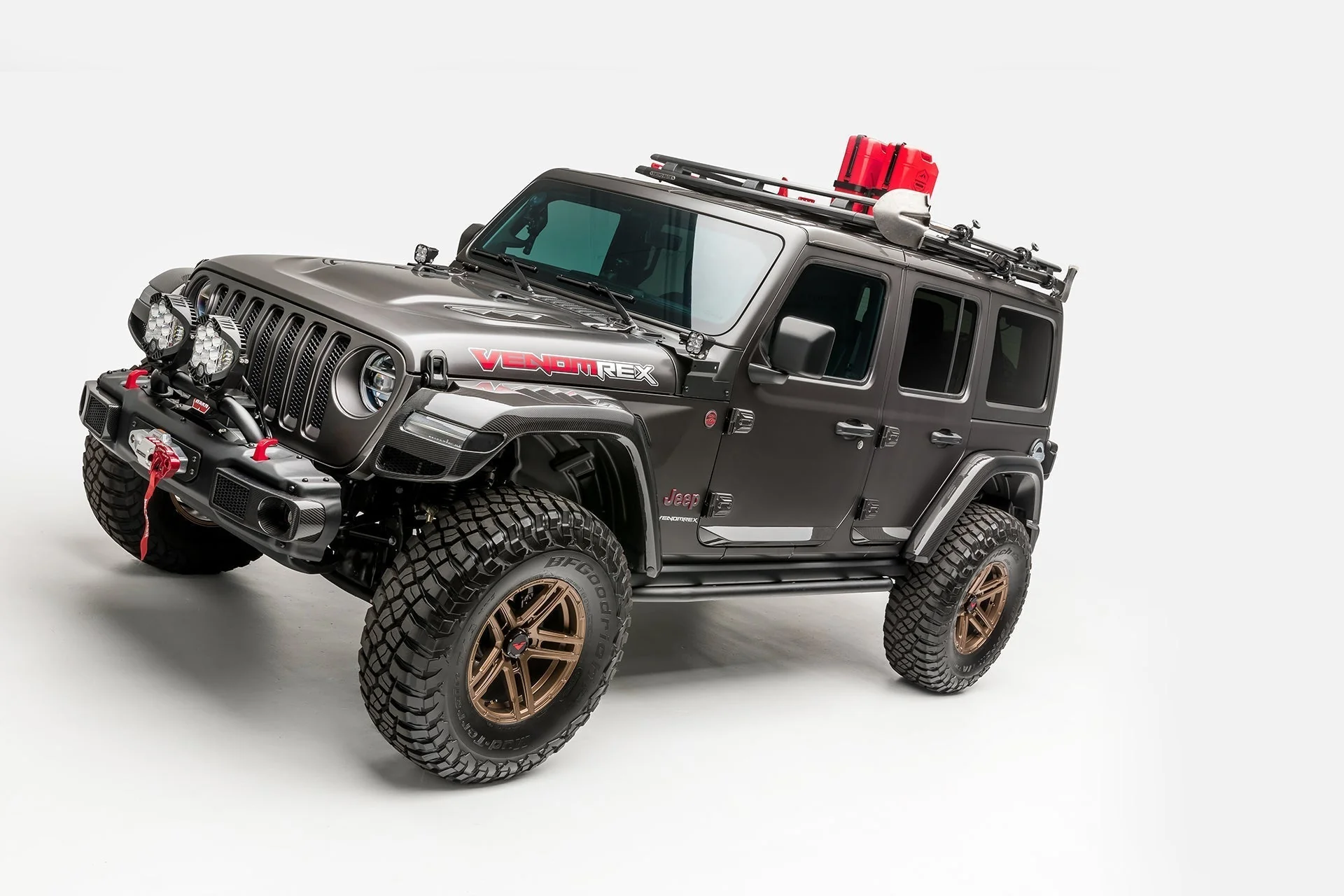 Jeep JL-JX Edition Aero Carbon Fiber Hood Vents by Vosteiner - Image 4