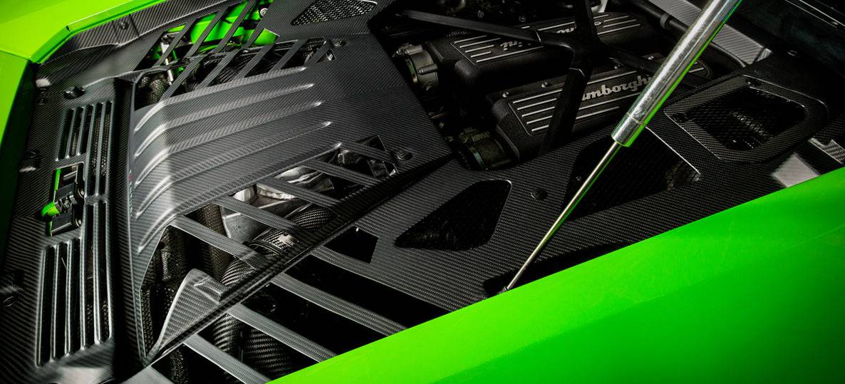 Lamborghini Huracan Eventuri Carbon Fibre Engine Cover (2014+) - Image 7