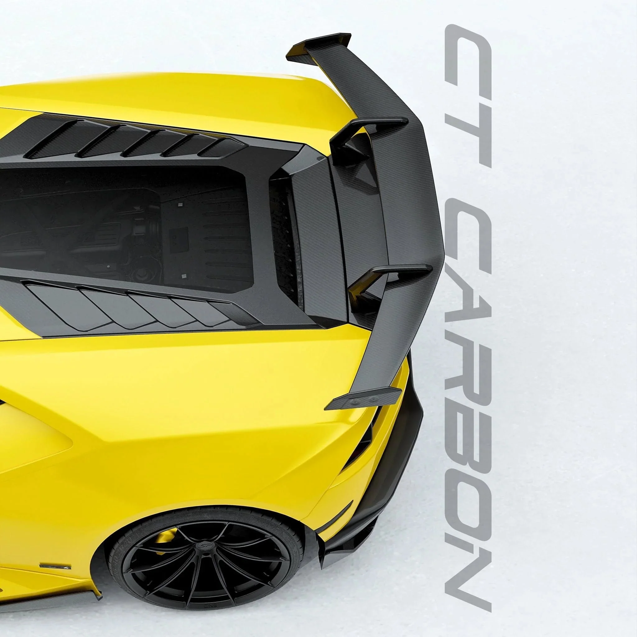 Lamborghini Huracan LP580, LP610-4 & Evo Pre-Preg Carbon Fibre Rear Spoiler Wing - Image 12