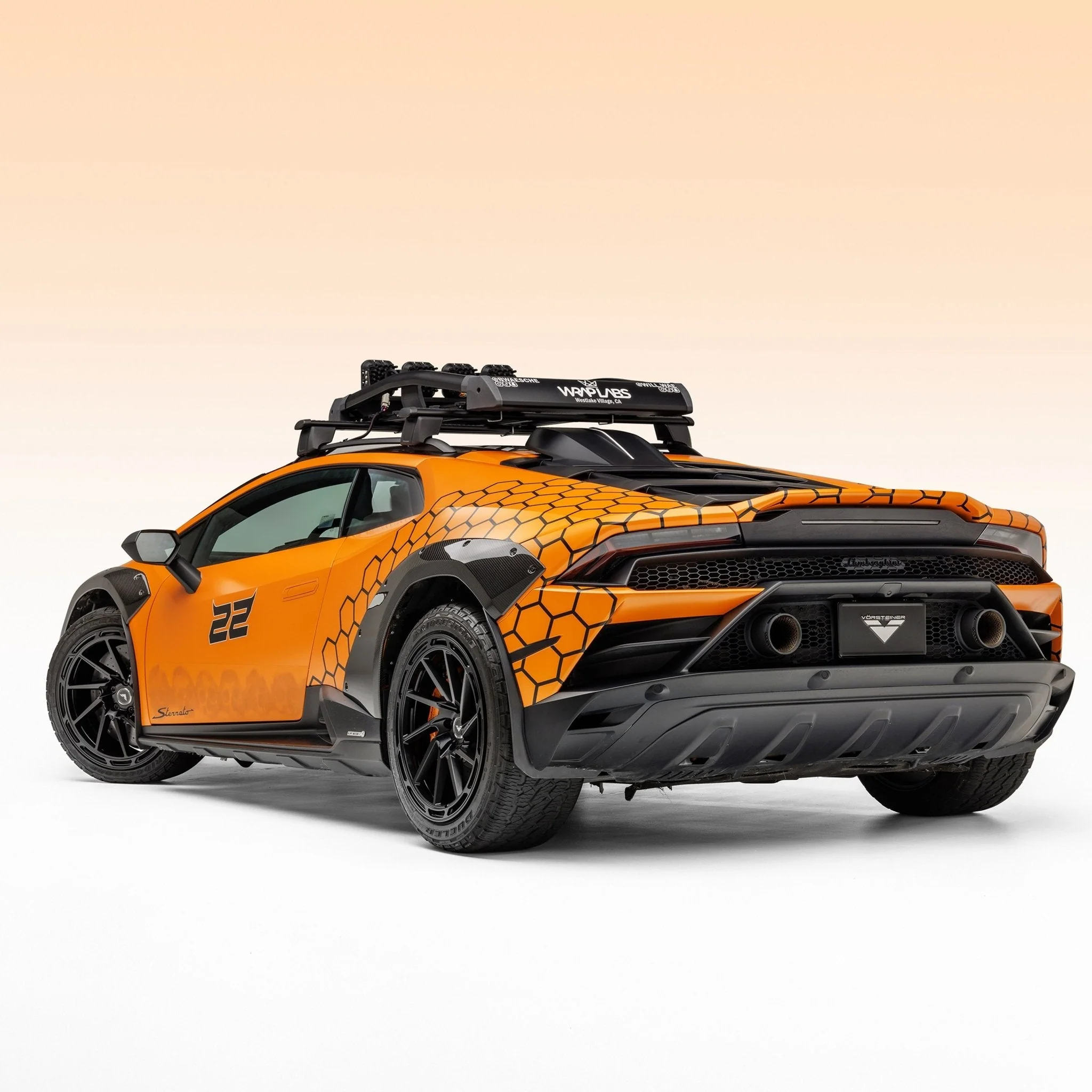 Lamborghini Huracan Sterrato VRS Aero Fender Flares Carbon Fiber by Vorsteiner - Image 3