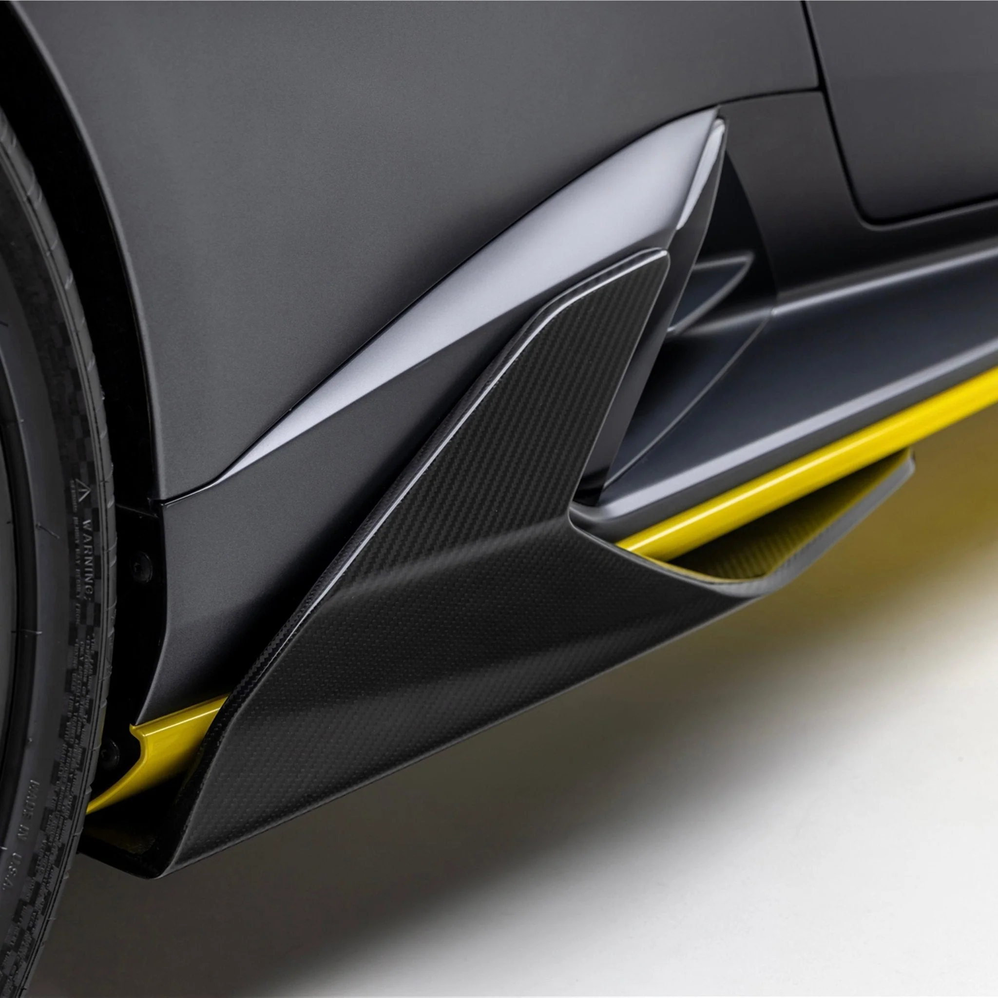 Lamborghini Huracan STO Side Rocker Carbon Fiber by Vorsteiner