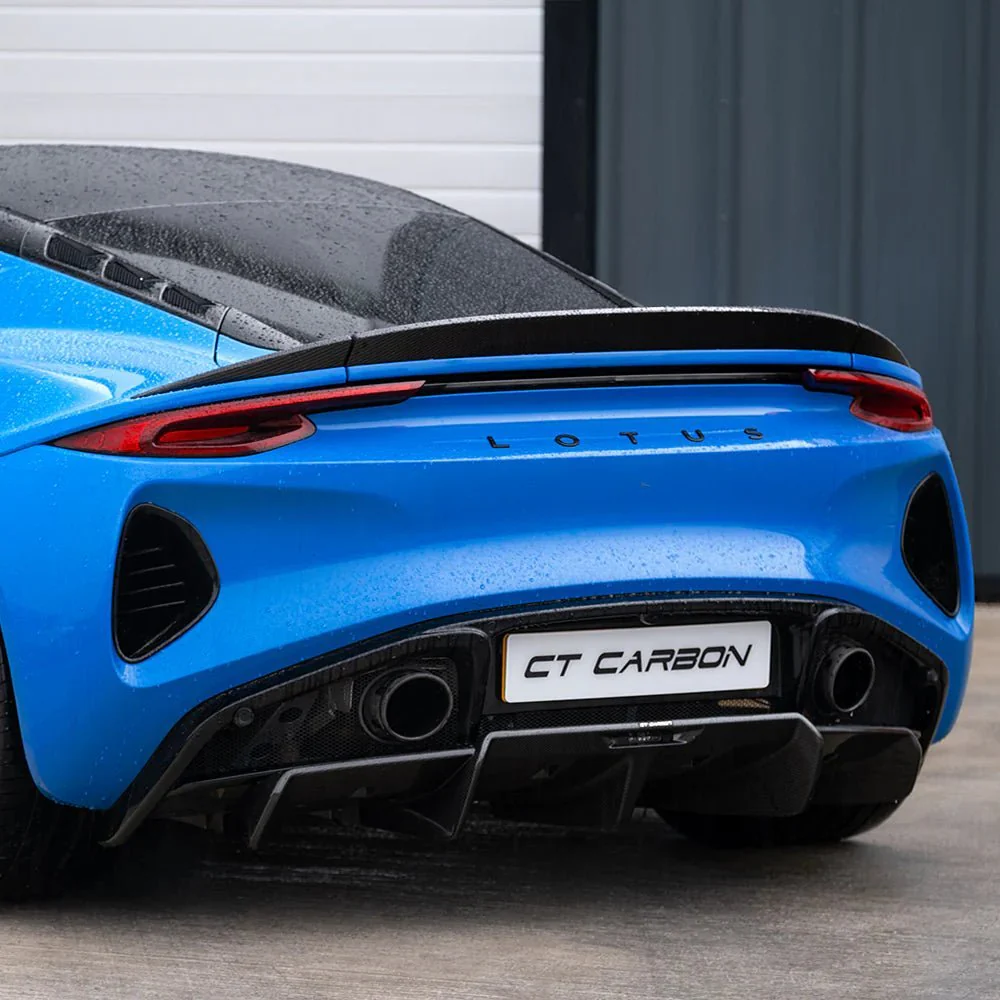 Lotus Emira Pre-Preg Carbon Fibre 3-Piece Rear Spoiler - Image 2