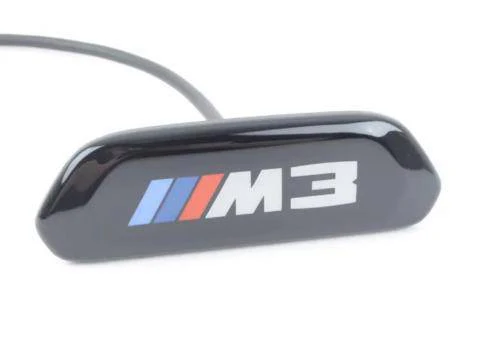 M Performance Black Model Seat Badges for BMW M3 (2014-2020, F80)