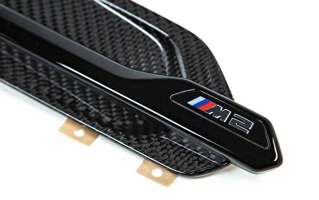 M Performance Carbon Fibre Side Fender Trims for BMW M2 & M2 Competition (2015-2021, F87) - Image 3