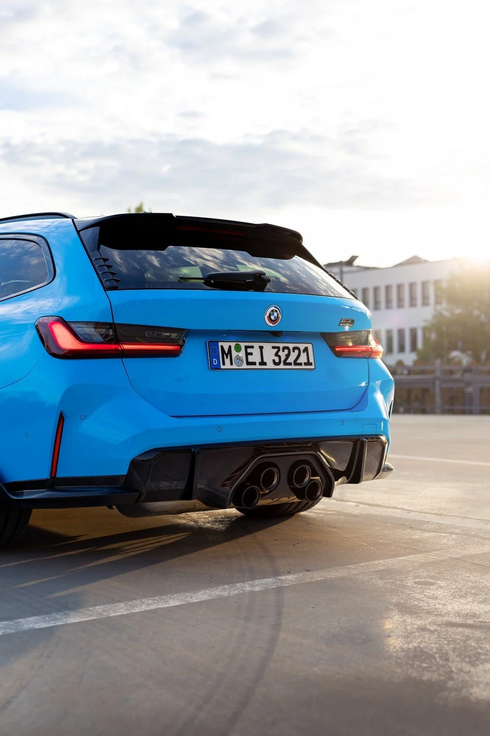 M Performance Gloss Black Rear Spoiler for BMW M3 Touring & 3 Series Touring (2018+, G21 G81) - Image 4
