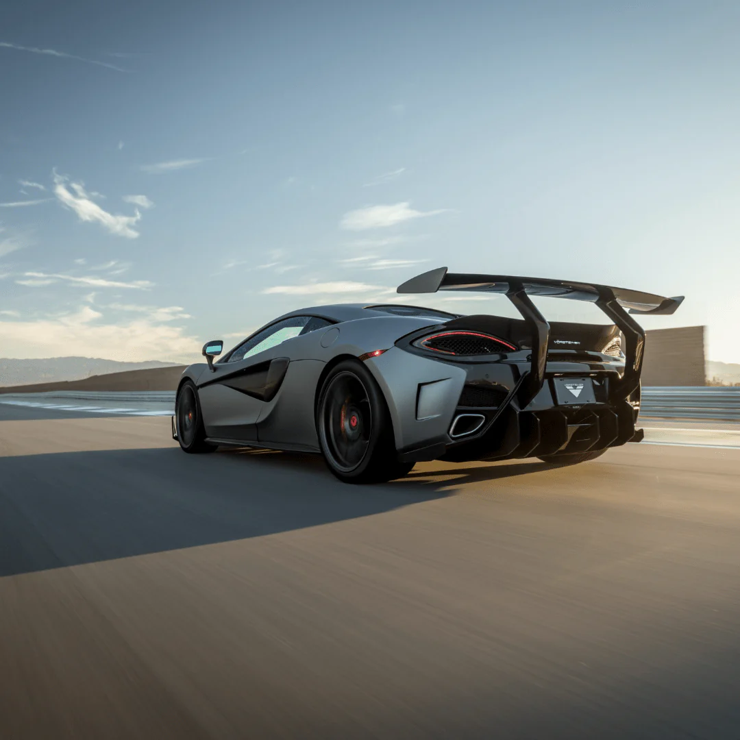 Mclaren 570S VX Aero Wing Blade Carbon Fiber w/ Carbon Fiber Uprights by Vorsteiner - Image 10