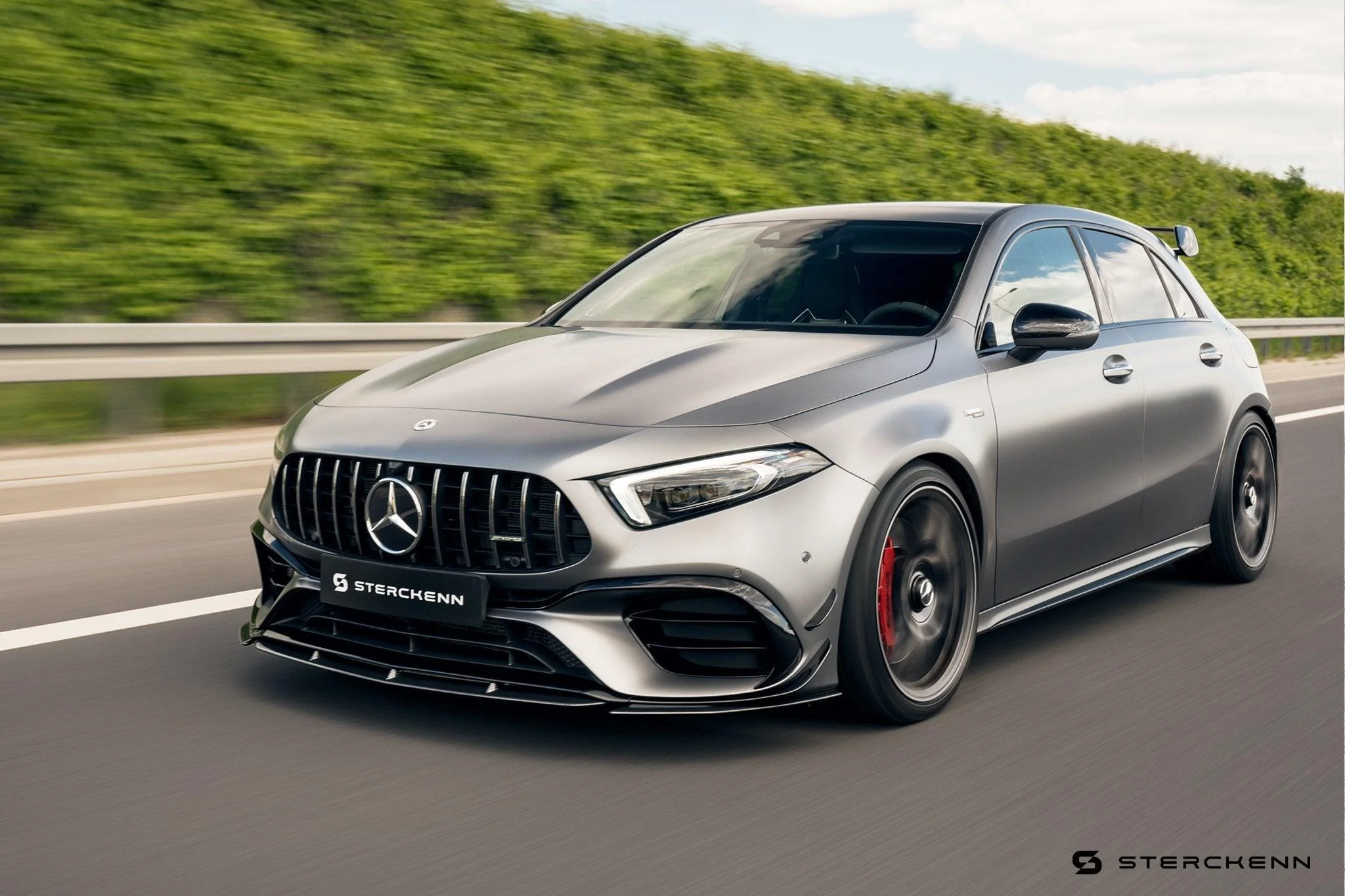 Mercedes A45 AMG W177 Carbon Fibre Front Lip by Sterckenn (2020-2023) - Image 33