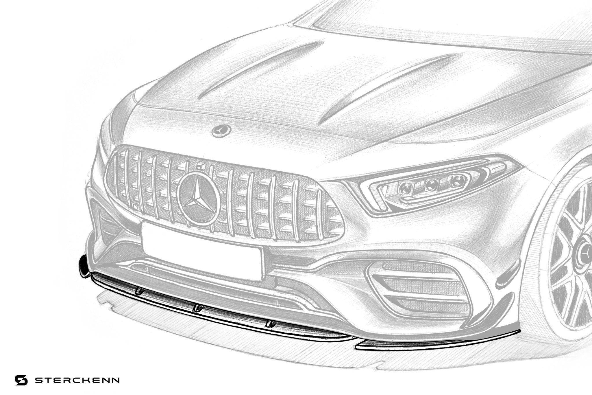 Mercedes A45 AMG W177 Carbon Fibre Front Lip by Sterckenn (2020-2023) - Image 55