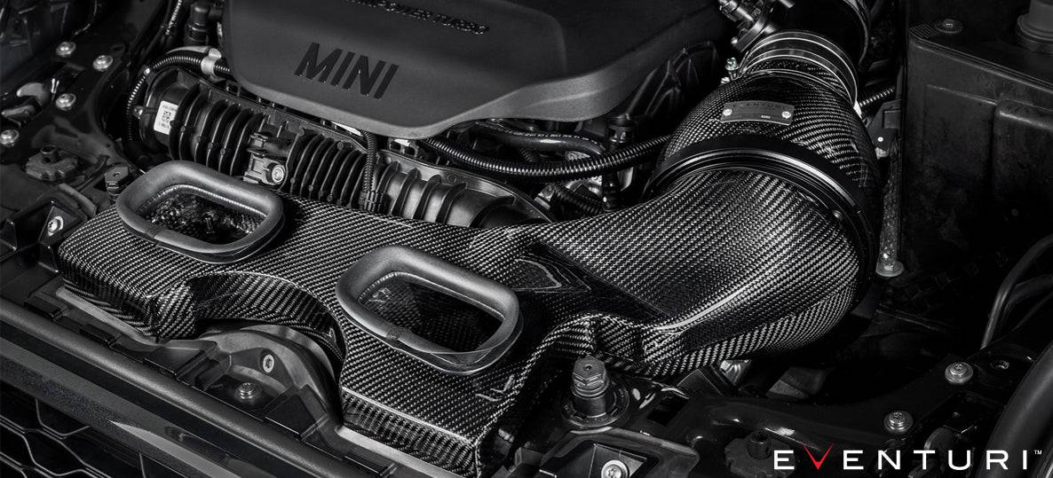 Mini Cooper & Clubman S / JCW F56 Eventuri Full Black Carbon Fibre Intake Kit - Image 2