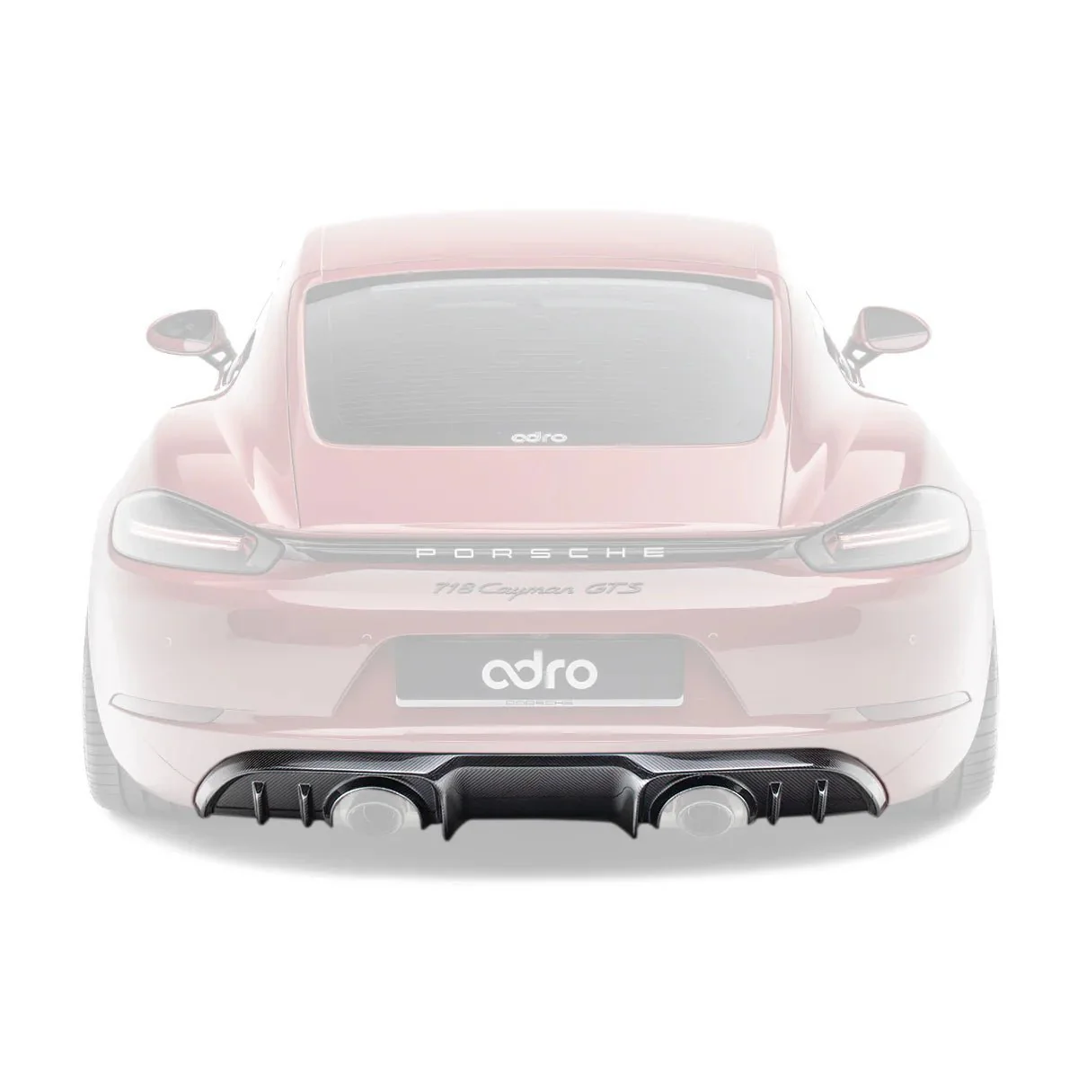 Porsche 718 Pre-Preg Carbon Fibre Rear Diffuser by ADRO