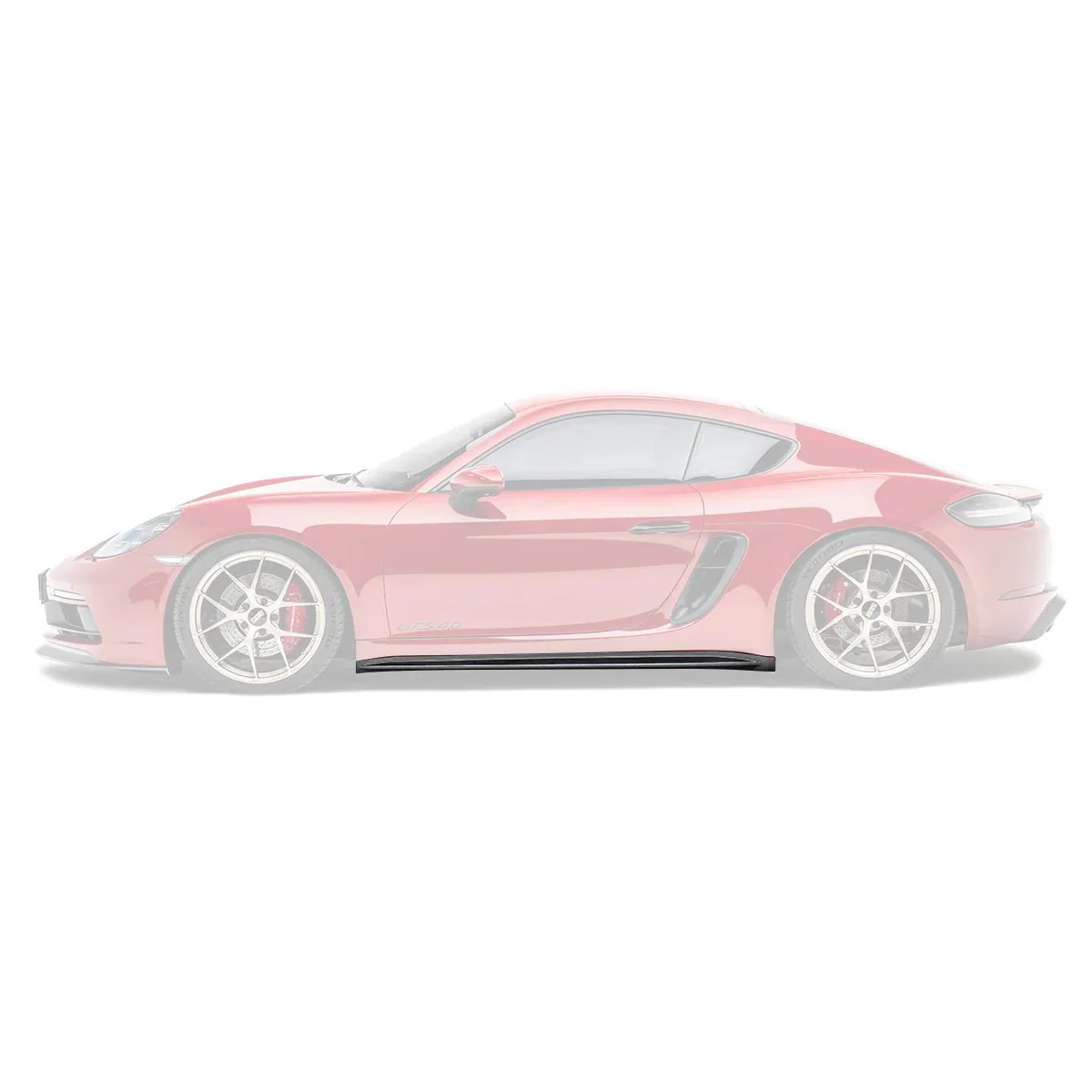 Porsche 718 Pre-Preg Carbon Fibre Side Skirts by ADRO