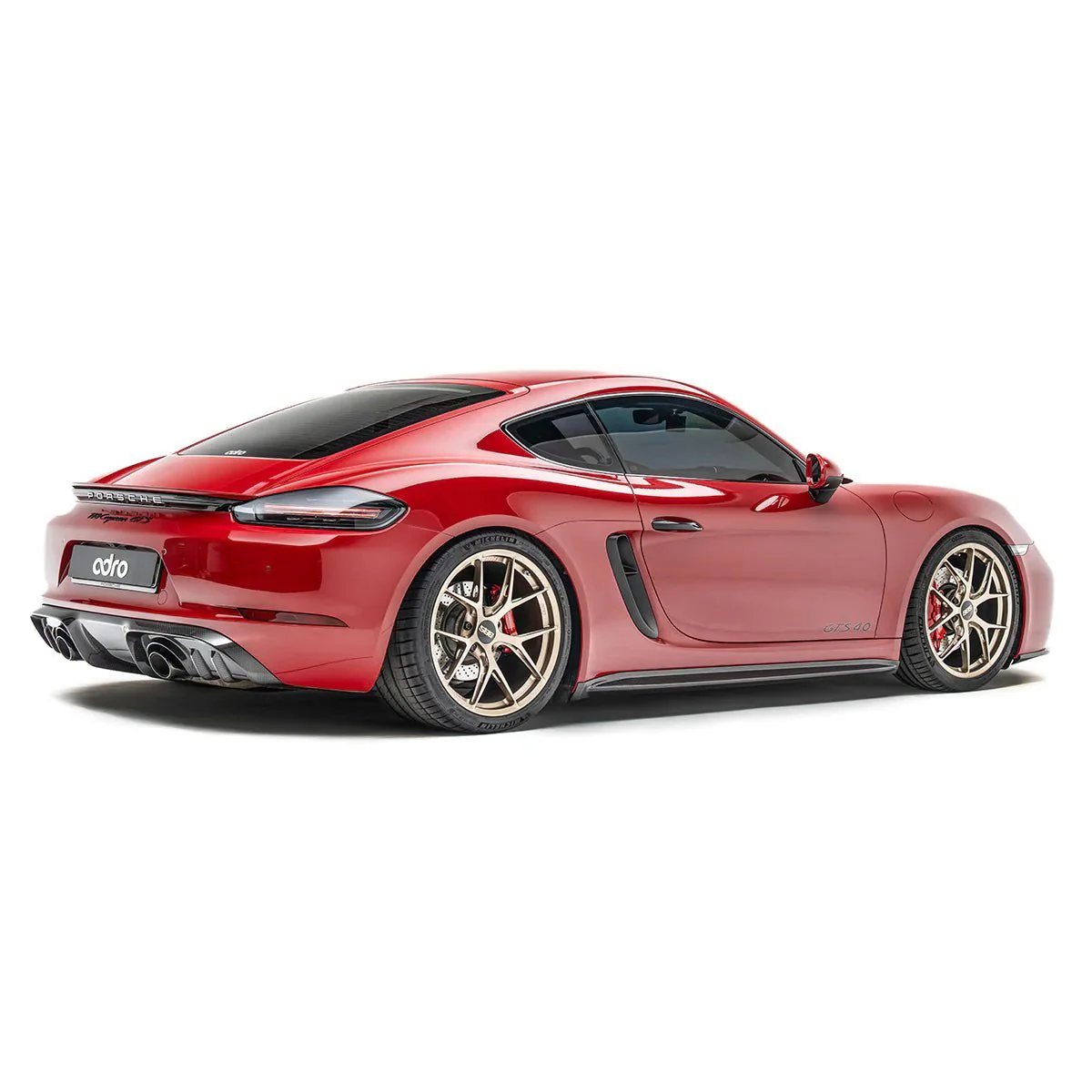 Porsche 718 Pre-Preg Carbon Fibre Side Skirts by ADRO - Image 3