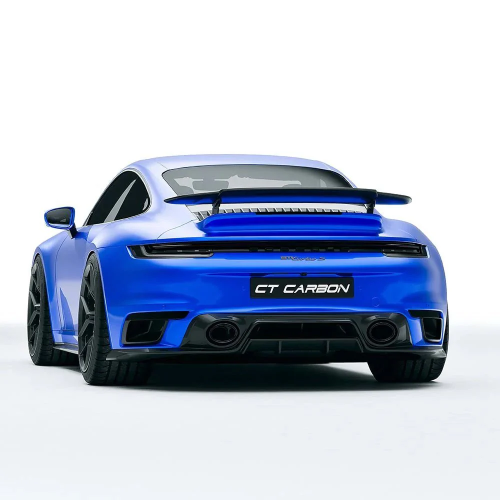 Porsche 911 (992) Turbo S Pre-Preg Carbon Fibre Rear Diffuser (2020+) - Image 3