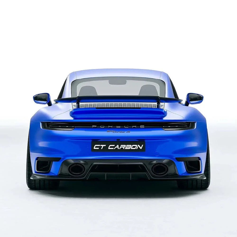 Porsche 911 (992) Turbo S Pre-Preg Carbon Fibre Rear Diffuser (2020+) - Image 4