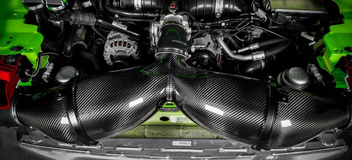 Porsche 991.1 991.2 GT3RS Eventuri Carbon Fibre Intake Kit (2018+) - Image 3