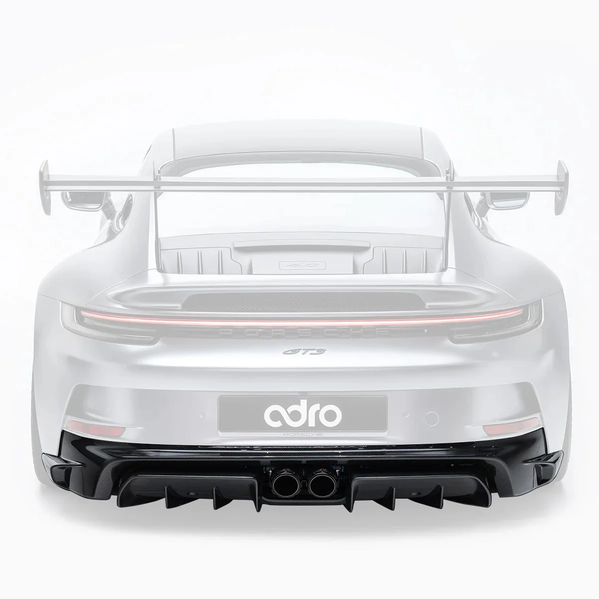 Porsche 992.1 GT3 Pre-Preg Carbon Fibre Rear Apron Panel by Adro - Image 5
