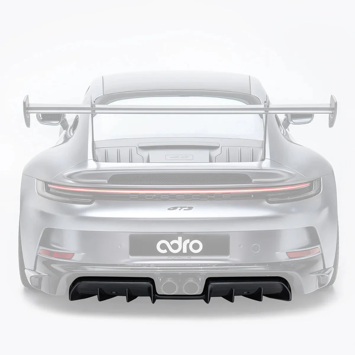 Porsche 992.1 GT3 Pre-Preg Carbon Fibre Rear Diffuser by Adro - Image 7