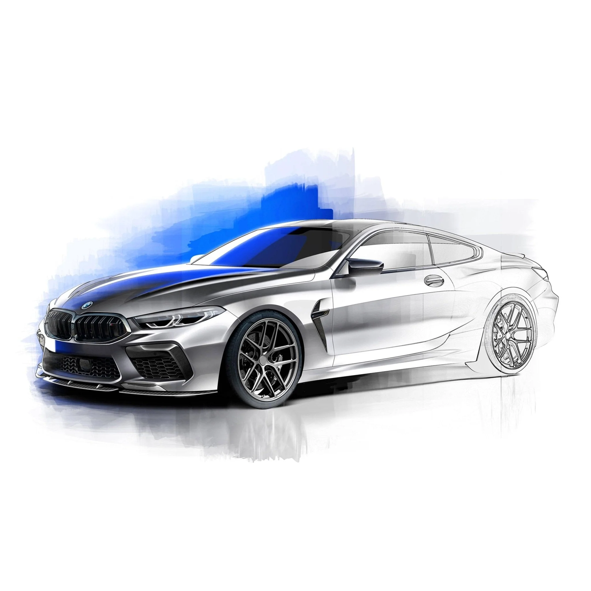 Sterckenn Carbon Fibre Front Lip for BMW M8 (2019+, F91 F92 F93) - Image 28