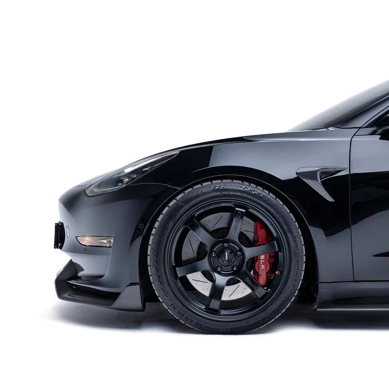 Tesla Model 3 Carbon Fibre V2 Front Splitter by Adro (2017+) - Image 6