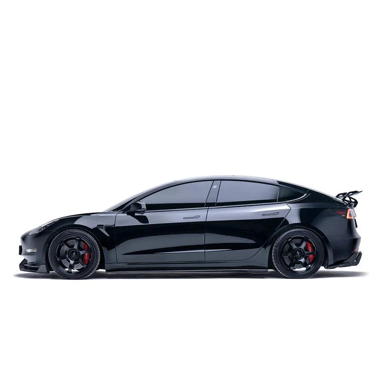 Tesla Model 3 Carbon Fibre V2 Front Splitter by Adro (2017+) - Image 7