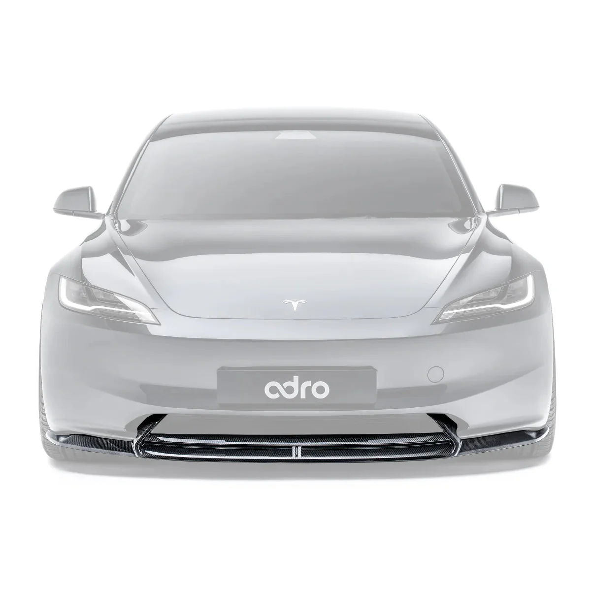 Tesla Model 3 Highland Carbon Fiber Front Lip by Adro