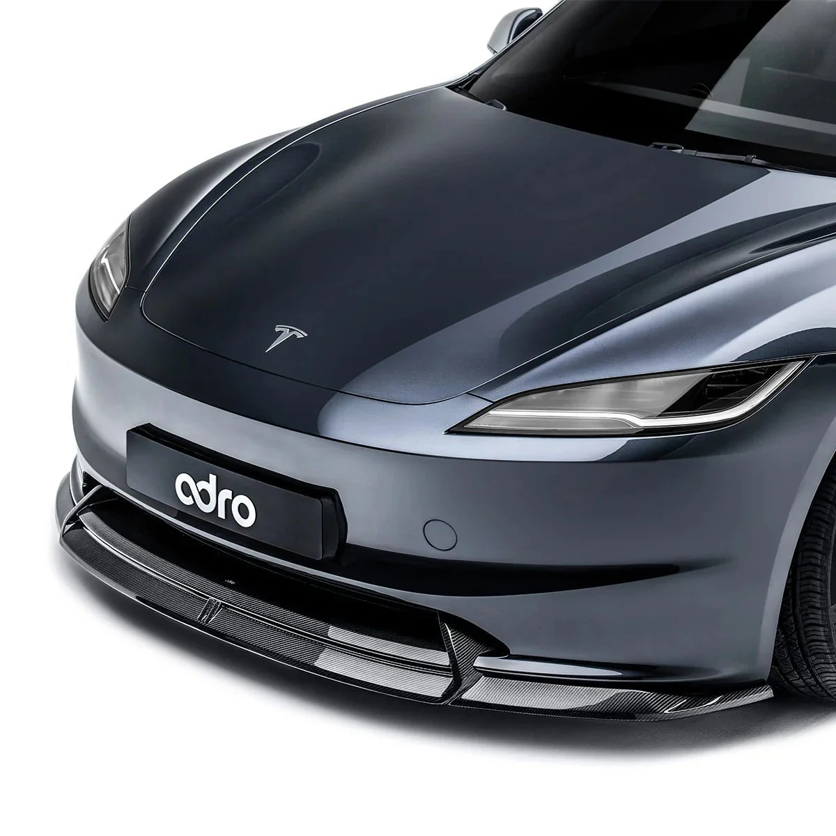 Tesla Model 3 Highland Carbon Fiber Front Lip by Adro - Image 3