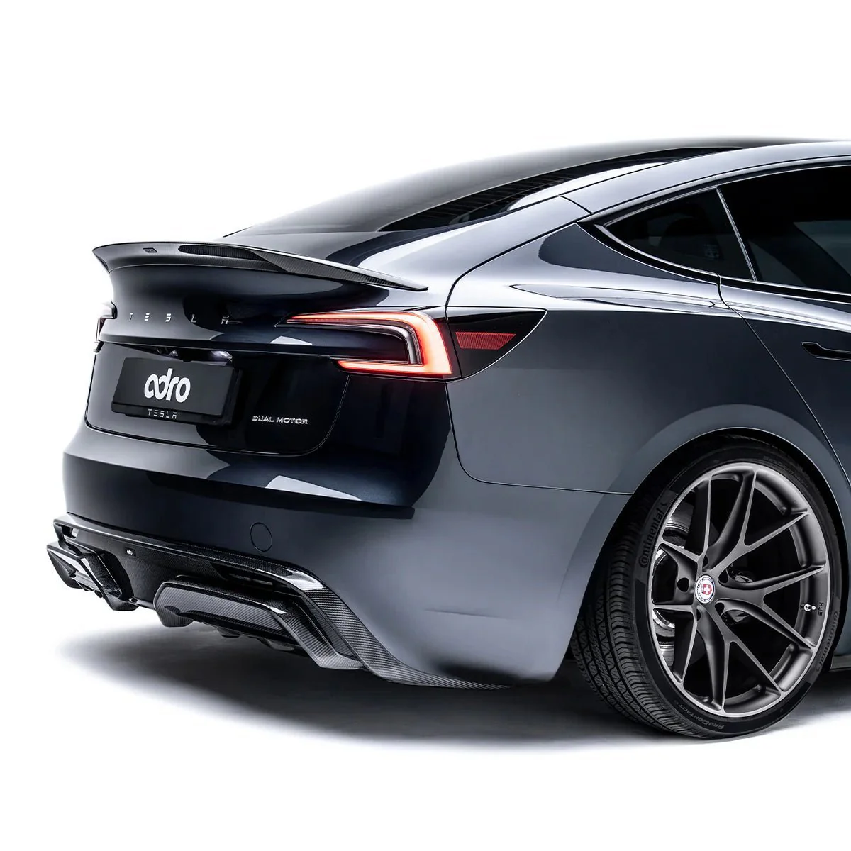 Tesla Model 3 Highland Carbon Fiber Rear Spoiler by Adro - Image 2