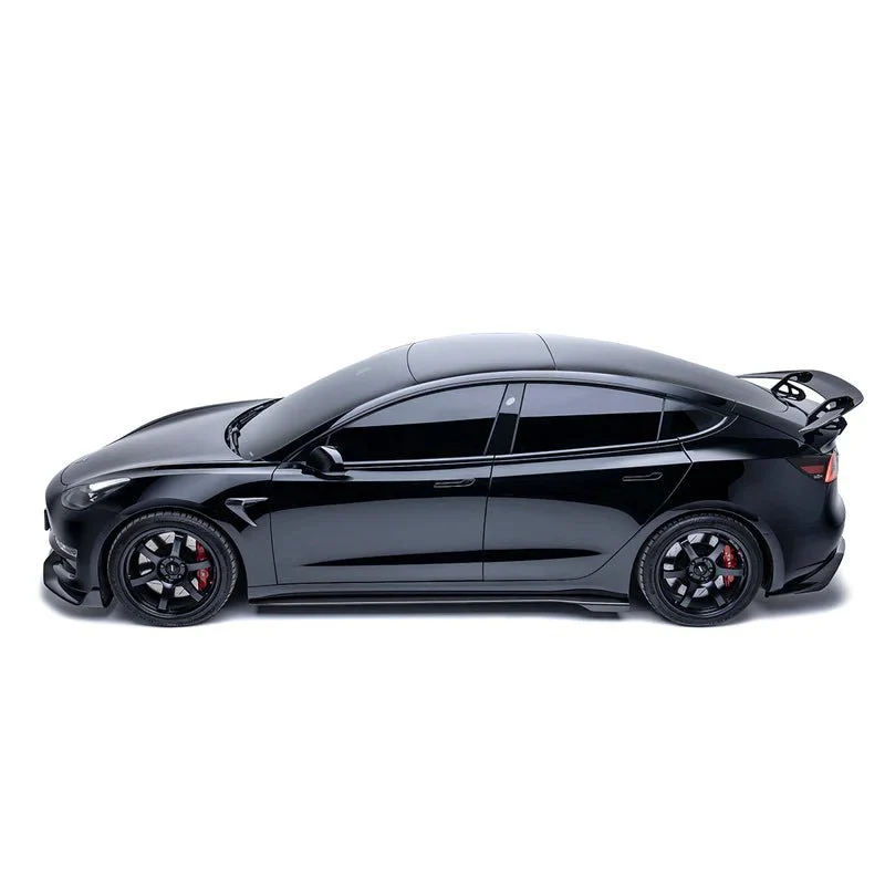 Tesla Model 3 Pre-Preg Carbon Fibre AT-S Swan Neck Rear Wing by Adro (2017+) - Image 6