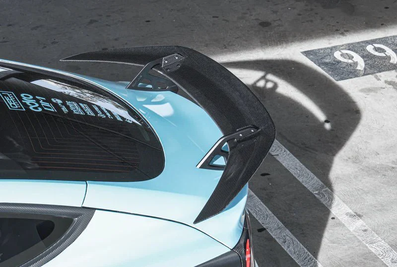 Tesla Model 3 Pre-Preg Carbon Fibre AT-S Swan Neck Rear Wing by Adro (2017+) - Image 9