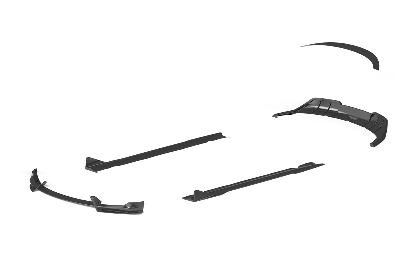 Tesla Model 3 Pre-Preg Carbon Fibre Front Splitter by Adro (2017+) - Image 10