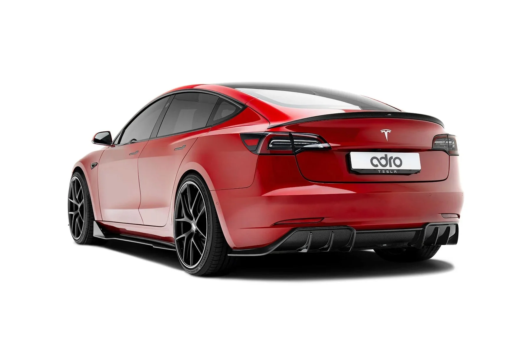 Tesla Model 3 Pre-Preg Carbon Fibre Rear Diffuser by Adro (2017+) - Image 3