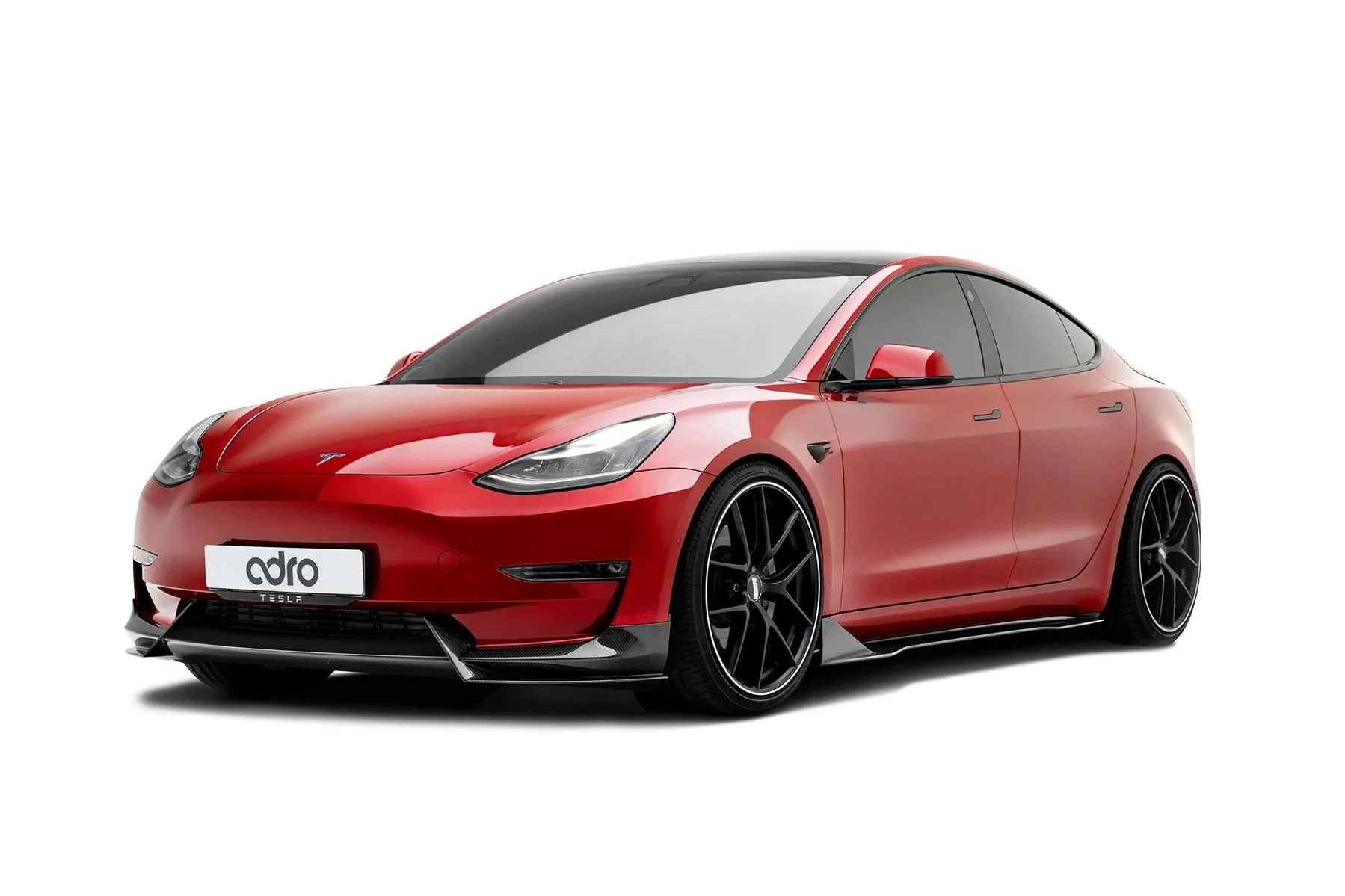 Tesla Model 3 Pre-Preg Carbon Fibre Side Skirts by Adro (2017+) - Image 5