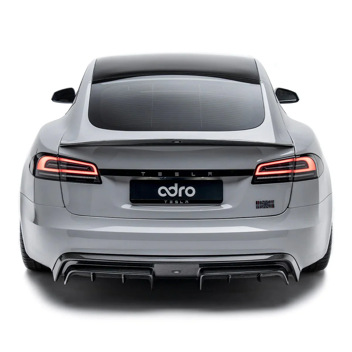 Tesla Model S Plaid Facelift II Pre-Preg Carbon Fibre Rear Diffuser by Adro (2021+) - Image 4