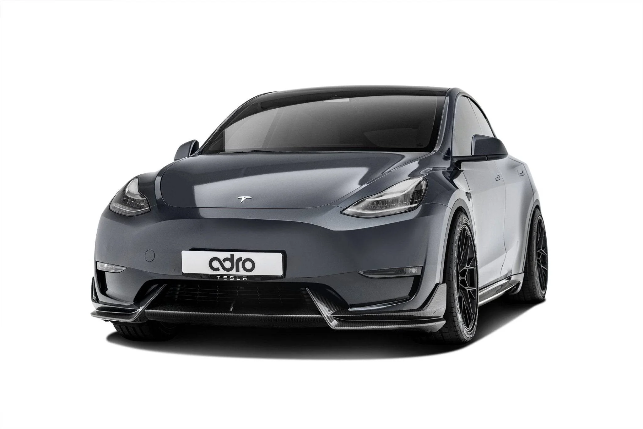 Tesla Model Y Pre-Preg Carbon Fibre Front Splitter by Adro (2020+) - Image 3